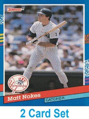Matt Nokes Baseball Card Collection